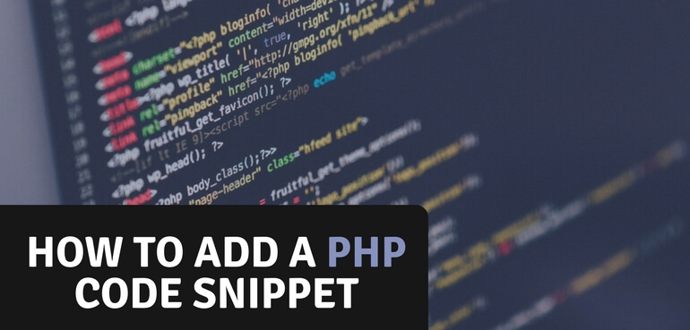 How to Add a Code Snippet