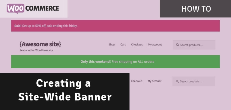How to Add a Site-Wide Banner