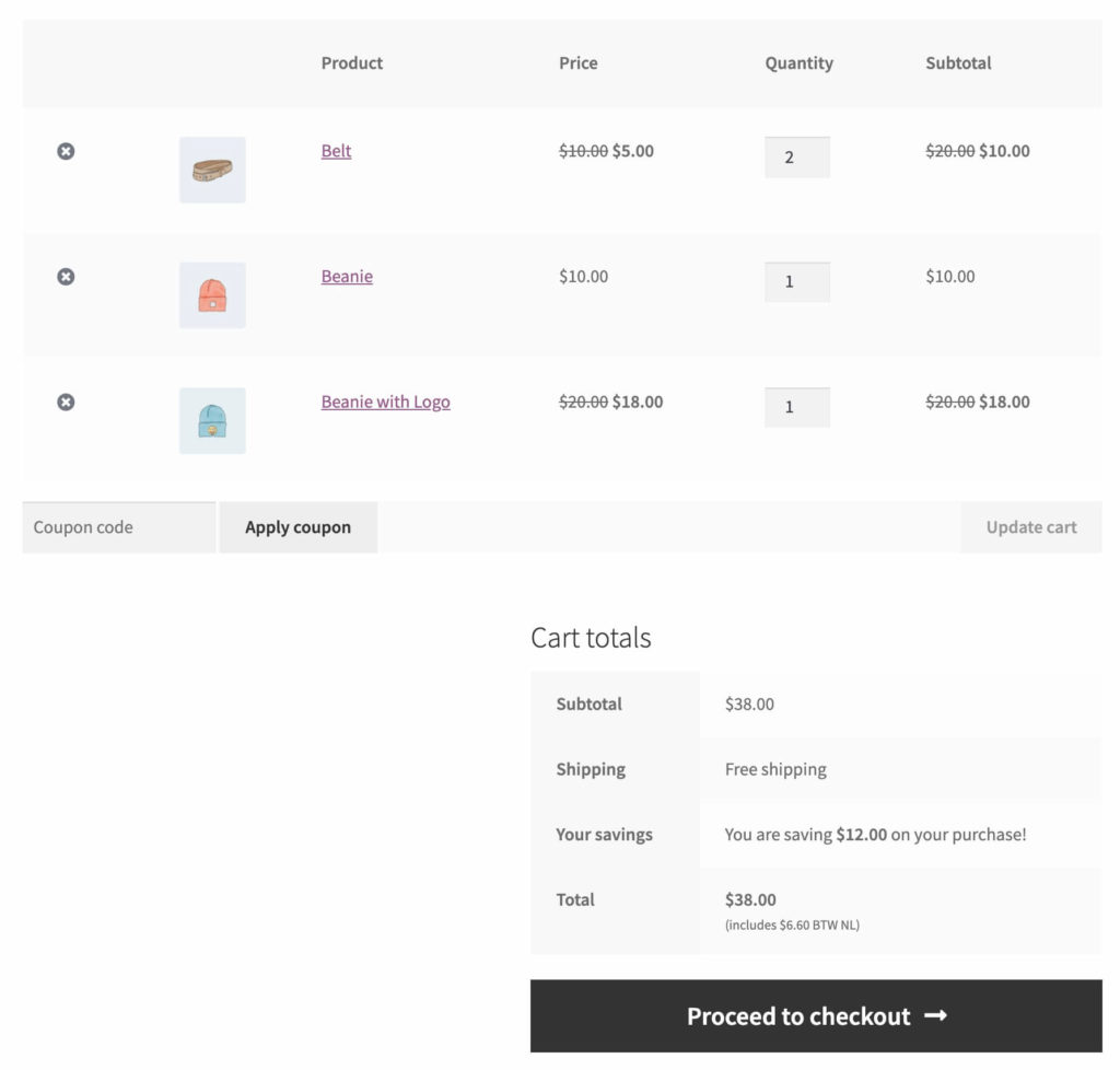 Display total savings within the Shoptimizer mini cart